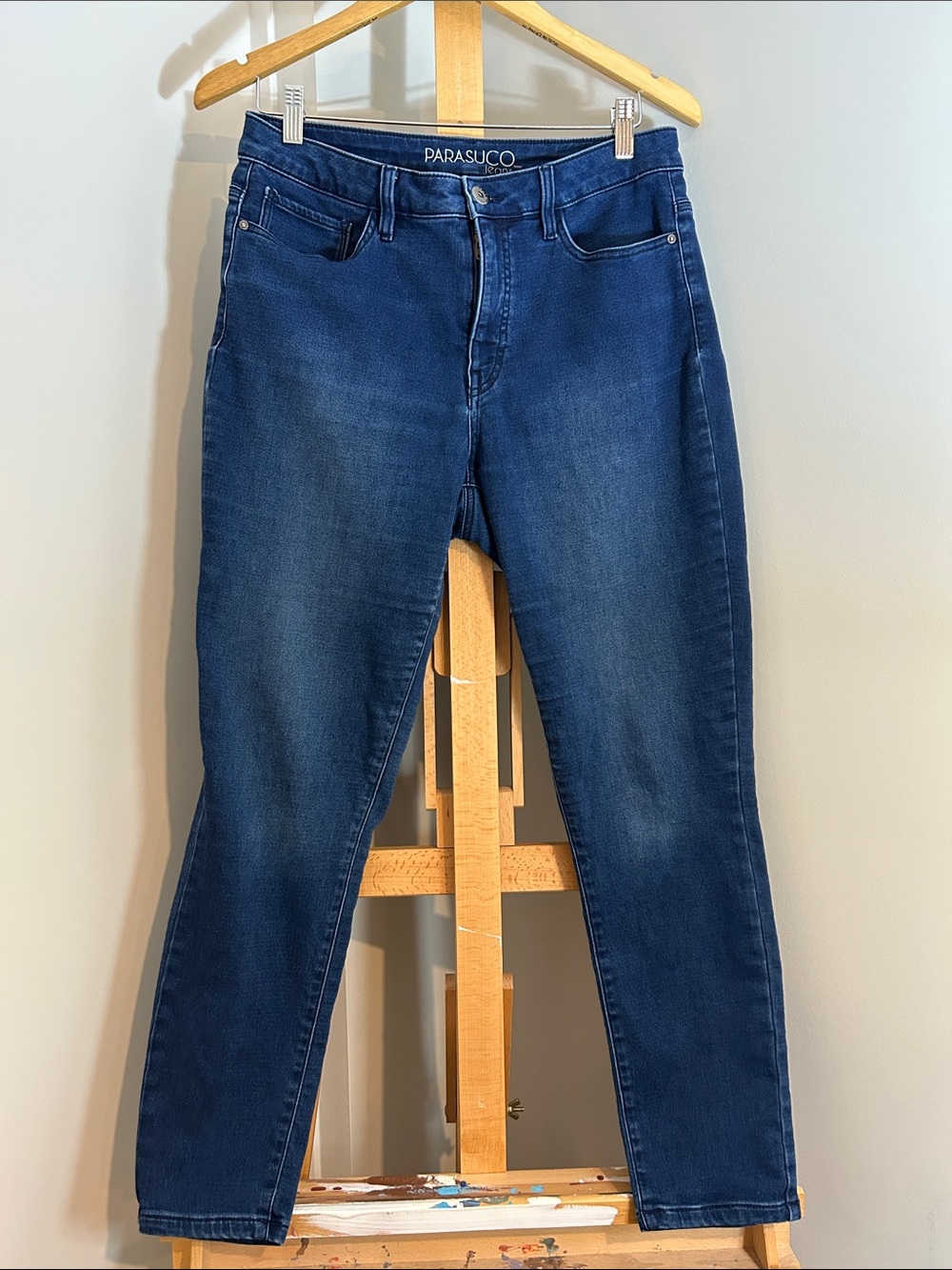 Parasuco Women's Skinny Jeans in Deep Blue Wash